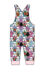 Load image into Gallery viewer, Floral Space Troopers Overalls and Shortalls