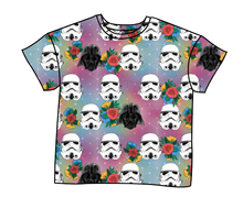 Load image into Gallery viewer, Floral Space Troopers Oversized Tee