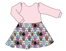 Load image into Gallery viewer, Floral Space Troopers Prairie Dress