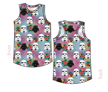 Load image into Gallery viewer, Floral Space Troopers Summer Tank