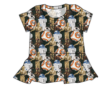 Load image into Gallery viewer, The Droids You're Looking For Ladies' Peplum Top