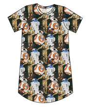 Load image into Gallery viewer, The Droids You're Looking For Ladies' T-Shirt Dress