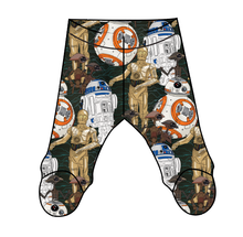 Load image into Gallery viewer, The Droids You're Looking For Newborn Footed Pants