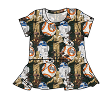 Load image into Gallery viewer, The Droids You're Looking For Peplum Top