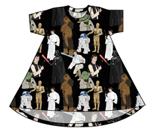 Load image into Gallery viewer, A Galaxy Far Far Away Basic T-Shirt Dress