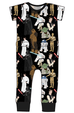 Load image into Gallery viewer, A Galaxy Far Far Away Bennett Pants and Shorts Length T-Shirt Romper