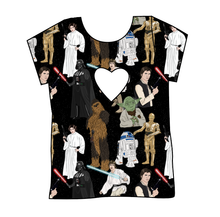 Load image into Gallery viewer, A Galaxy Far Far Away Cambria Heart Back Tee