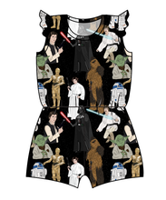 Load image into Gallery viewer, A Galaxy Far Far Away Ivy Summer Romper