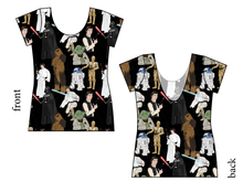 Load image into Gallery viewer, A Galaxy Far Far Away Ladies' Low Back Ballerina Tee