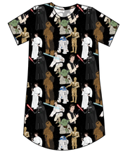 Load image into Gallery viewer, A Galaxy Far Far Away Ladies' T-Shirt Dress