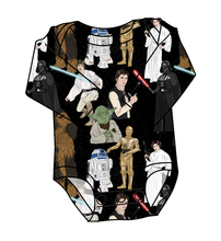 Load image into Gallery viewer, A Galaxy Far Far Away Lap Neck Bodysuit