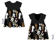 Load image into Gallery viewer, A Galaxy Far Far Away Low Back Dress