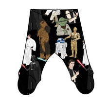 Load image into Gallery viewer, A Galaxy Far Far Away Newborn Footed Pants