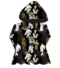 Load image into Gallery viewer, A Galaxy Far Far Away Peplum Hoodie (or Crewneck)