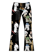 Load image into Gallery viewer, Athletic Prints Magical Birthday Kids Flared Leggings
