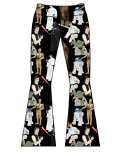 Load image into Gallery viewer, Athletic Prints Magical Birthday Ladies Flared Leggings