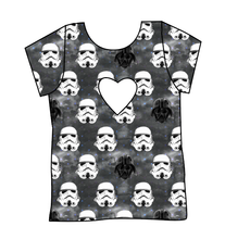 Load image into Gallery viewer, Space Troopers Cambria Heart Back Tee