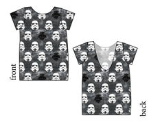 Load image into Gallery viewer, Space Troopers Low Back Ballerina Tee