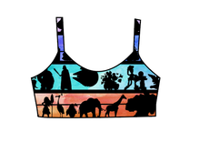 Load image into Gallery viewer, Athletic Prints Magical Birthday Kids Bralette