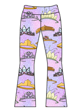 Load image into Gallery viewer, Athletic Prints Magical Birthday Kids Flared Leggings
