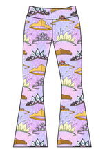 Load image into Gallery viewer, Athletic Prints Magical Birthday Ladies Flared Leggings