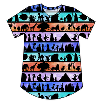 Load image into Gallery viewer, Park Stripes Ladies' Relaxed Tee
