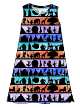 Load image into Gallery viewer, Park Stripes Ladies' Swing Dress