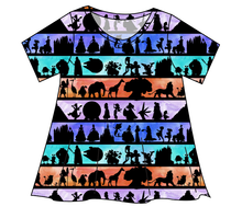 Load image into Gallery viewer, Park Stripes Ladies' Swing Tee