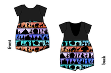 Load image into Gallery viewer, Park Stripes Low Back Romper and Bubble Romper