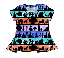 Load image into Gallery viewer, Park Stripes Peplum Top