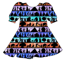 Load image into Gallery viewer, Park Stripes Prairie Dress