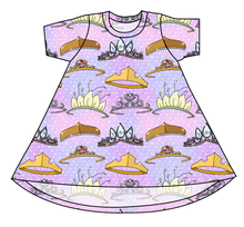 Load image into Gallery viewer, Fit For A Princess Basic T-Shirt Dress