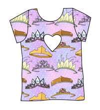 Load image into Gallery viewer, Fit For A Princess Cambria Heart Back Tee