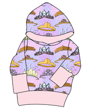 Load image into Gallery viewer, Fit For A Princess Grow With Me Hoodie (or Crewneck)