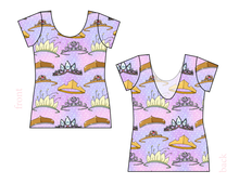 Load image into Gallery viewer, Fit For A Princess Ladies' Low Back Ballerina Tee