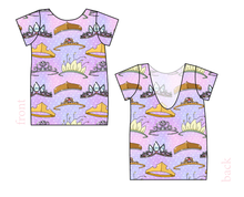 Load image into Gallery viewer, Fit For A Princess Low Back Ballerina Tee