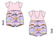 Load image into Gallery viewer, Fit For A Princess Low Back Romper and Bubble Romper