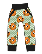 Load image into Gallery viewer, Orange Cutie Check Beanpole Pants And Shorts