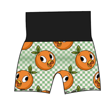Load image into Gallery viewer, Orange Cutie Check Grow With Me Pants And Shorts
