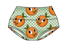 Load image into Gallery viewer, Orange Cutie Check Ladies' Underwear
