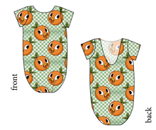 Load image into Gallery viewer, Orange Cutie Check Leo