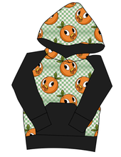Load image into Gallery viewer, Orange Cutie Check Mens' Hoodie