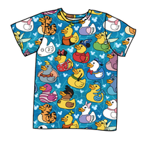 Load image into Gallery viewer, Character Ducky Pins Basic Tee and Tank
