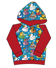 Load image into Gallery viewer, Character Ducky Pins Classic Hoodie (or Crewneck)