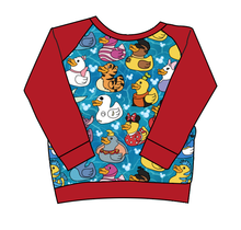 Load image into Gallery viewer, Character Ducky Pins Classic Hoodie (or Crewneck)