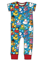 Load image into Gallery viewer, Character Ducky Pins Emmett Pants And Shorts T-Shirt Romper