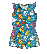 Load image into Gallery viewer, Character Ducky Pins Ivy Summer Romper