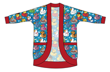 Load image into Gallery viewer, Character Ducky Pins Kids Cocoon Cardigan