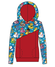 Load image into Gallery viewer, Character Ducky Pins Ladies Hoodie