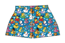 Load image into Gallery viewer, Character Ducky Pins Ladies' Lounge Shorts